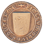 The seal of Oliver of Termes.
The legend around the circumference reads SIGILLUM : OLIVER : DE : TERME : The seal was appended to the charter by which Oliver gave the King of France his lands and château of Aguilar in May 1241.
National Archives J 399 n° 39. DOUET D'ARCQ, n° 3675.)