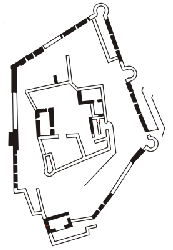 Plan of the Chateau of Termes.