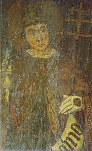 Jacques Fournier painting in the Church at Belpech