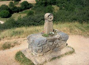 Montségur stele memorial