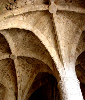 Chateau de Queribus - interior