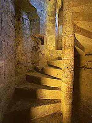 Chateau de Queribus - interior